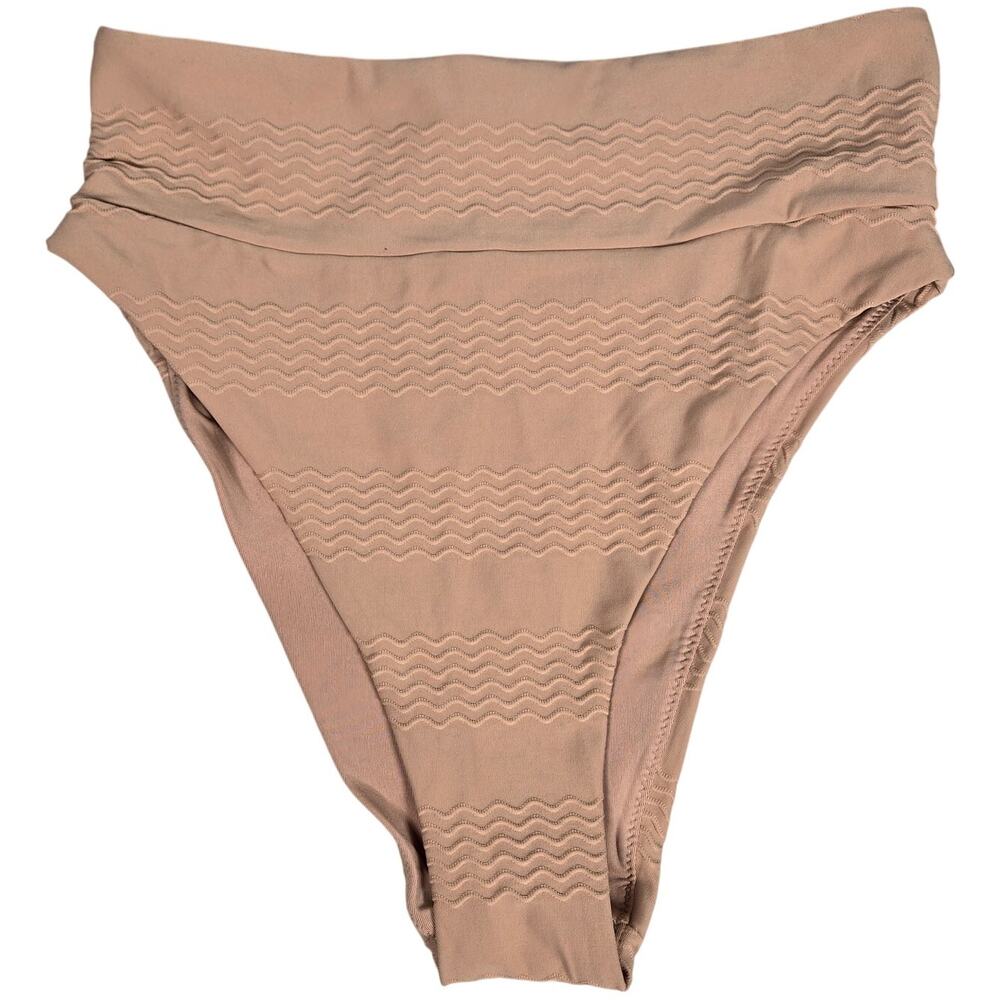 Aerie Aerie Jacquard High Cut‎ Cheeky Bikini Bottom XS NWT